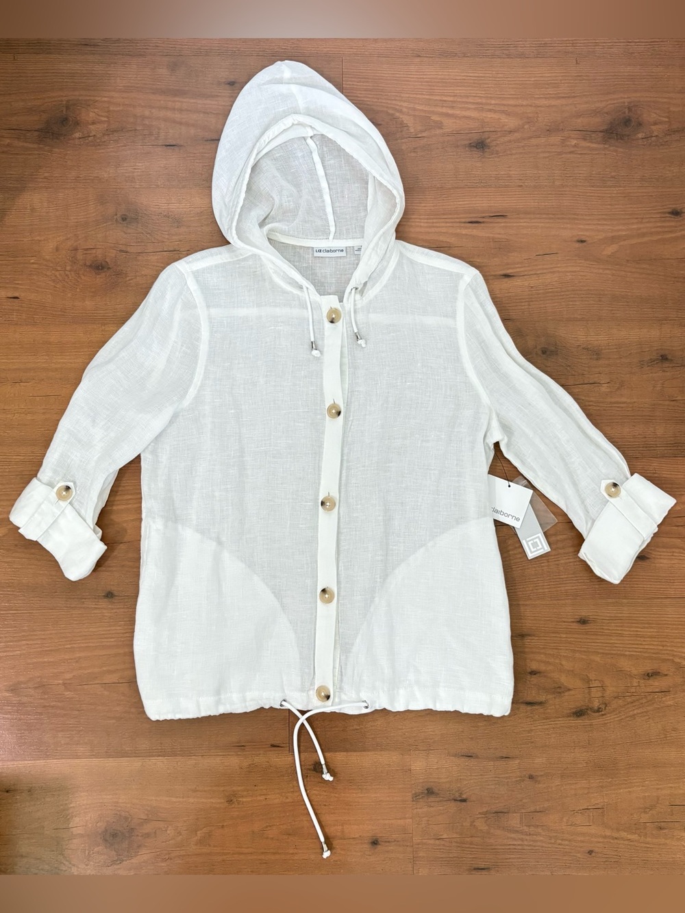 100% Linen Jacket NWT
Color: White * Size: S